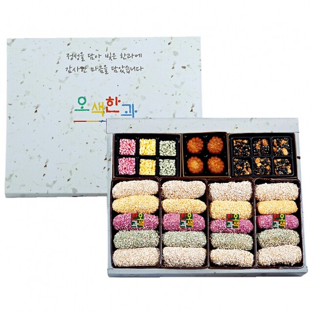 전통한과의 명가 양양오색한과,오색한마음
